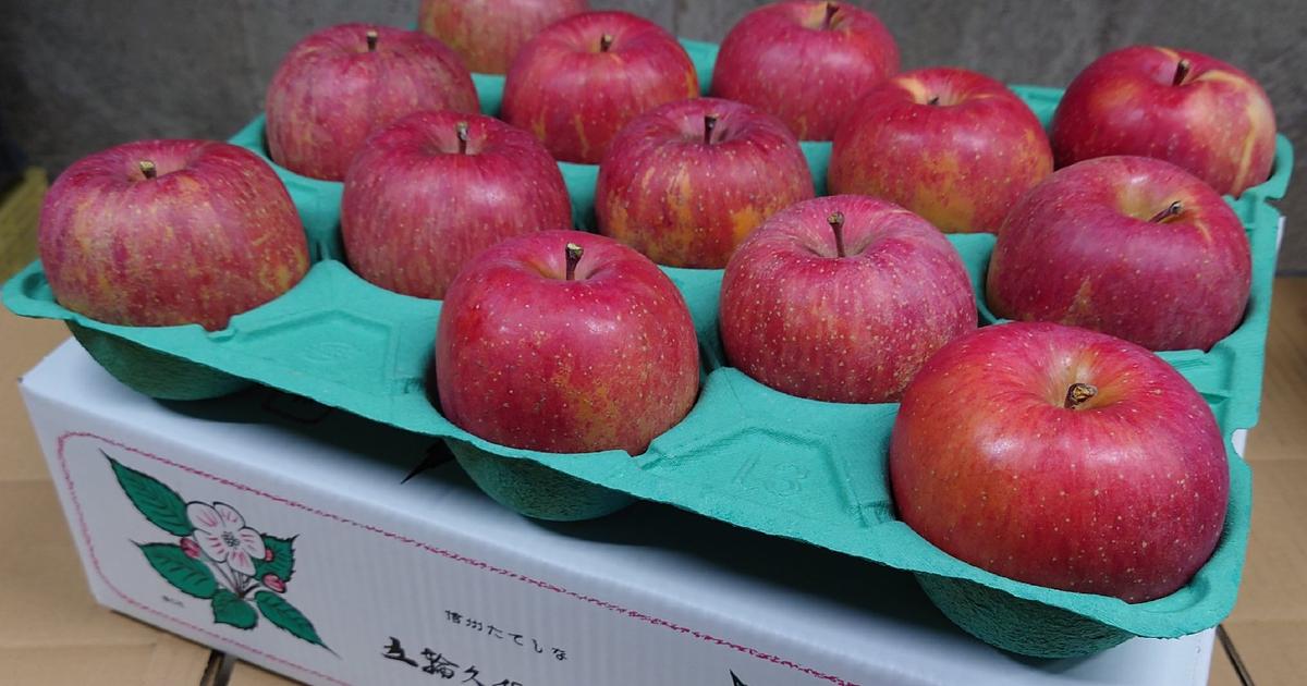 やっちゃんさんが 鷹野りんご園 の 長野県 五輪久保産 ふじ 5kg贈答品