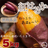 福岡県産/紅はるか/サイズ混合5kg 5kg 果物や野菜などのお取り寄せ宅配食材通販産地直送アウル