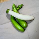 【横浜の農園から直送】珍しい緑と白の長ナスミックス（1kg、10本前後） 1kg（10本前後、緑と白、なるべく同量になるよう調整します） 果物や野菜などのお取り寄せ宅配食材通販産地直送アウル