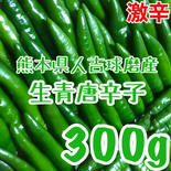 爽やかな薫り　激辛　青唐辛子 300g  果物や野菜などのお取り寄せ宅配食材通販産地直送アウル
