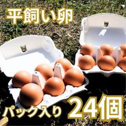 【パック入り｜24個】完全自家配合！とれたて平飼い有精卵 全て国産・抗生物質・添加物不使用。大自然の恵みをそのまま提供 24個 果物や野菜などのお取り寄せ宅配食材通販産地直送アウル