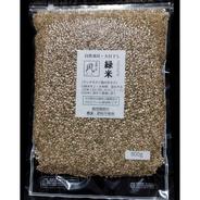 無肥料・自然栽培の古代もち米 緑米（玄米/R7年産）300g【チャック袋