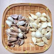 小さめ ホワイト バラにんにく】400g 北海道産 福地ホワイト六片種