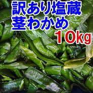 塩蔵わかめ 10ｋｇ入わかめ 塩蔵ワカメ B級品 訳あり品  小エビや小さい海藻の除去などが不十分だけど十分お召し上がりいただける若布です宮城県産 「茎ワカメ　10ｋｇ」【旬祭限定】 10kg 果物や野菜などのお取り寄せ宅配食材通販産地直送アウル