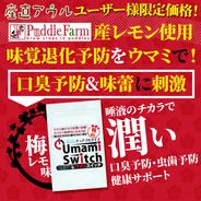 ウマミスイッチ【パドルファーム産レモン使用、味覚退化予防サプリメント】 ９ｇ（300ｍｇ×30粒) 果物や野菜などのお取り寄せ宅配食材通販産地直送アウル
