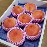 真夏の太陽サンサンピーチ『川中島白桃』【産直アウル】 ２箱 果物や野菜などのお取り寄せ宅配食材通販産地直送アウル