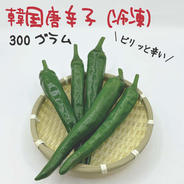 韓国唐辛子 約300g 宮崎産 冷凍 激辛 収穫後に急速冷凍 約300g 果物や野菜などのお取り寄せ宅配食材通販産地直送アウル