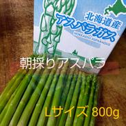 阿部農園の朝採りアスパラLサイズ 800g Lサイズ 800g 果物や野菜などのお取り寄せ宅配食材通販産地直送アウル