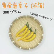 黄金唐辛子 約300g 宮崎産 冷凍 激辛 収穫後に急速冷凍 約300g 果物や野菜などのお取り寄せ宅配食材通販産地直送アウル