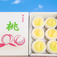 もものごほうび、岡山の清水白桃 桃6個 果物や野菜などのお取り寄せ宅配食材通販産地直送アウル