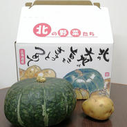 北の野菜たち　カボチャ　じゃがいもセット じゃがいも（きたあかり）2.5kgかぼちゃ1個（蔵の匠） 果物や野菜などのお取り寄せ宅配食材通販産地直送アウル