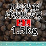 丹波黒大豆 Lサイズ 500g 京丹波産 令和7年産 ｜ 野菜/豆類 産直アウル