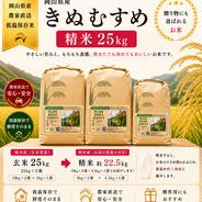 2026年 岡山県産 きぬむすめ 24kg 玄米 ｜ 米・穀物/玄米 産直アウル