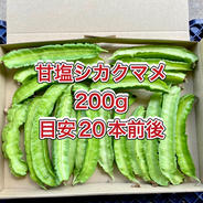 【鹿児島産】甘塩シカクマメ箱込み200g^_^ 200g前後（20本前後） 果物や野菜などのお取り寄せ宅配食材通販産地直送アウル