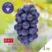 WB-1　花笑み農園　訳あり『BKシードレス』1kg【9/14～順次発送】 1㎏ 果物や野菜などのお取り寄せ宅配食材通販産地直送アウル