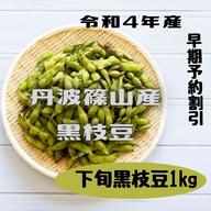黒豆の本場丹波篠山の黒枝豆 10月初旬収穫さや枝豆【予約10月9日