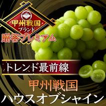 【6月上旬予約シャインマスカット】最高糖度20度超え贈答用プレミアム甲州戦国ハウスオブシャイン贈答用大房1房 贈答特大1房甲州戦国ハウスオブシャイン 果物や野菜などのお取り寄せ宅配食材通販産地直送アウル