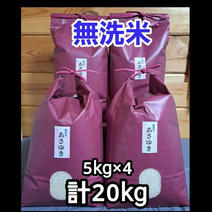 青森県産無洗米あさゆき5kg×4 5kg×4 果物や野菜などのお取り寄せ宅配食材通販産地直送アウル