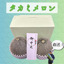 タカミメロン【お中元用】4Lサイズ2玉 3.4kg 果物や野菜などのお取り寄せ宅配食材通販産地直送アウル