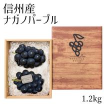 大玉ナガノパープル２〜３房（約１２００g） 約1.2kg 果物や野菜などのお取り寄せ宅配食材通販産地直送アウル