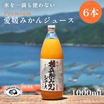 【水を一滴も使わない】愛媛みかん100％ストレートジュース（1000ml×6本） みかんジュース 1000×6本 果物や野菜などのお取り寄せ宅配食材通販産地直送アウル
