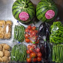 インゲン、シシトウ、オクラ、トマト、ナス、シイタケ、スイカ 6kg 果物や野菜などのお取り寄せ宅配食材通販産地直送アウル