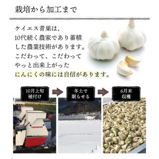 青森県産 令和6年度 新物】青森県産ホワイト六片種にんにく 3kg 大玉 