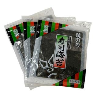 有明海産 焼き海苔 寿司海苔 全形 板のり 30枚 熊本 老舗海苔専門店 直