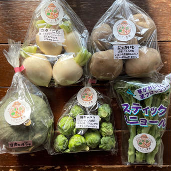 濃甘！野菜セット3種類 農薬・化学肥料不使用♪個包装 3種類 野菜/野菜セット・詰め合わせ通販