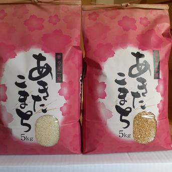 令和3年産あきたこまち精米・玄米25kg(5kg×5袋) 25kg 米・穀物/お米セット・詰め合わせ通販