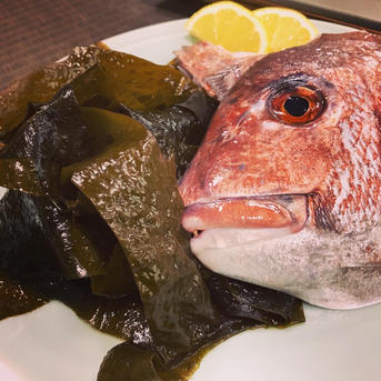 【冷蔵】越前産真鯛のしゃぶしゃぶセット2〜3人前 約3キロの真鯛の半身分 魚介類/魚介セット・詰め合わせ通販