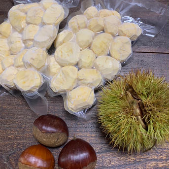むき栗　250g 京都　無農薬栽培 250g ２パック 果物/栗通販