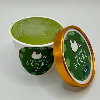 平飼いふくたまごの卵アイス／アソート（6個セット） ノーマルアイス100ml×2個 ラムレーズンアイス100ml×2個 抹茶アイス100ml×2個 加工品/アイス通販