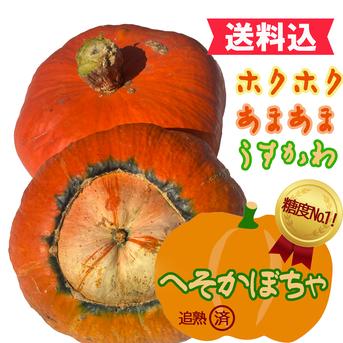 ホクホク🎃あまあま🎃薄皮【へそかぼちゃ】5㎏ （3～6玉入り） ｜ 野菜