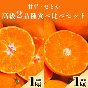 人気 品種食べ比べ せとか 甘平 各1kg 家庭用 果物 オレンジ・その他みかん 農家・漁師など生産者から直接野菜などの食材を購入できる産地直送の宅配通販サイト