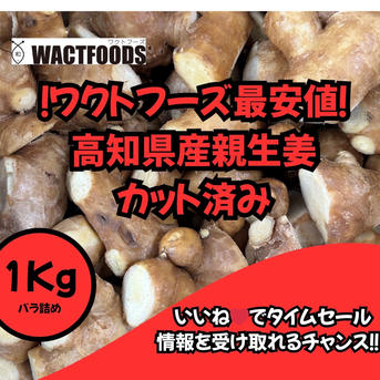 高知県産親生姜1Kg(カット済み) ｜ 野菜/薬味 産直アウル 農家・漁師