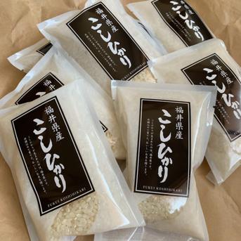 令和7年産 福井県産こしひかり1合パック×20 ｜ 米・穀物/米/精米 