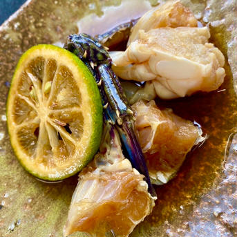 【浜名湖産】渡り蟹(ガザミ)の沖漬け小2杯入り約200g×3パック 小2杯入り約200g×3パック 魚介類/魚介の加工品通販