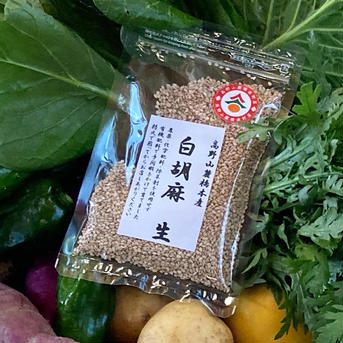 高野山麓精進野菜　白胡麻 100g×3パック 野菜/ゴマ通販