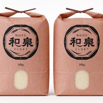 新潟県産コシヒカリ,和泉,20kg,令和7年新米,【受注後精米・農家直売