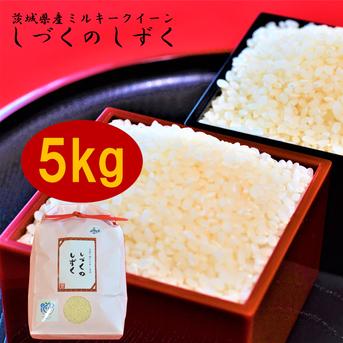 【令和5年産】茨城県産ミルキークイーンしづくのしずく５ｋｇ 5㎏ 米・穀物/米/精米通販