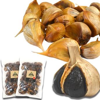 黒にんにく 1kg（500g×2） バラ 青森県産 ※２口配送 熟成黒ニンニク 約3ヶ月分 野菜/野菜の加工品通販