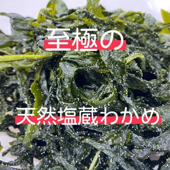 玄界灘産の天然 塩蔵 わかめ４袋 塩蔵ワカメ120ｇ×4袋（480ｇ) 魚介類/海藻通販