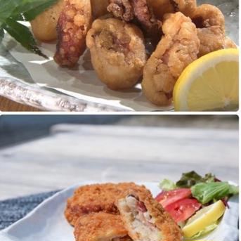 タコの唐揚げ＆タコのコロッケ ガーリック味 タコの唐揚げ500ｇ/袋  タコのコロッケ ガーリック味5ケ/袋 肉/その他肉の加工品通販