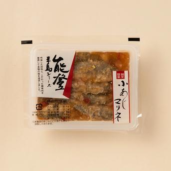 能登　魚介のマリネセット 4種各１ケ　計４ケ入 小あじマリネ140g×１ケ、能登がきマリネ140g×１ケ、能登だこマリネ140g×１ケ、能登さばマリネ140g×１ケ 加工品/加工品セット・詰め合わせ通販