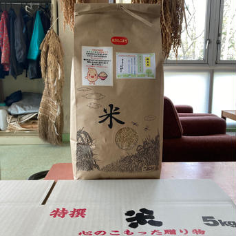 『みんなで頑張ろう米❗️』あきたこまち玄米5kg 5kg 米・穀物/玄米通販