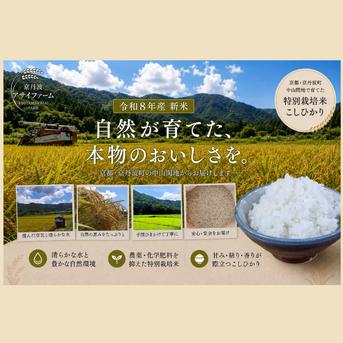 新米【白米】 特別栽培米 コシヒカリ 20kg 令和8年産 節減対象農薬6割
