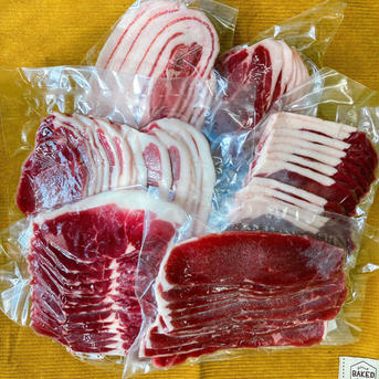 冬はやっぱり牡丹鍋！猪肉鍋用スライス　200g×3パック 猪肉スライス200g×3パック　計 600g 肉/ジビエ通販
