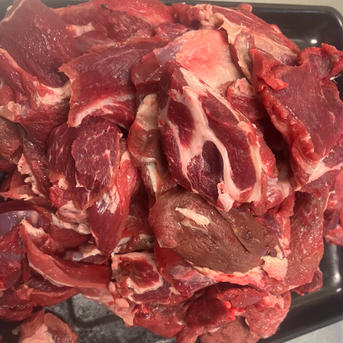 【ペット用】お得なワケアリ猪肉（脂あり） 2.4kg(800g×3P) ペットフード/ペットフード通販