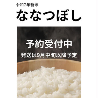 (予約受付中)令和7年産北海道ななつぼし10kg✖️2袋 20kg 米・穀物/米/精米通販